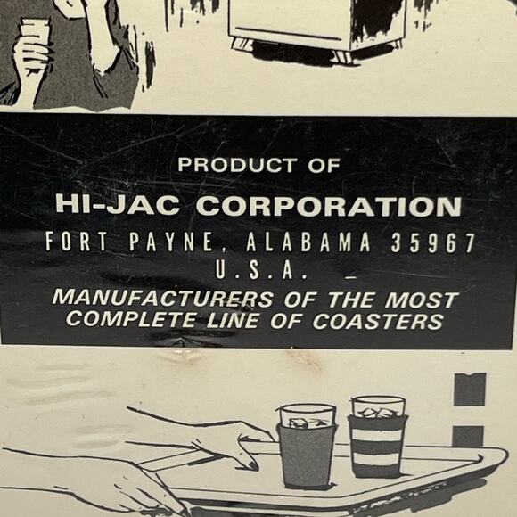 New vintage Hi-Jax Fine Coasters, Terry cloth drink sleeve - Picture 5 of 7